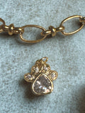 Diamond (CZ) Paw Charm