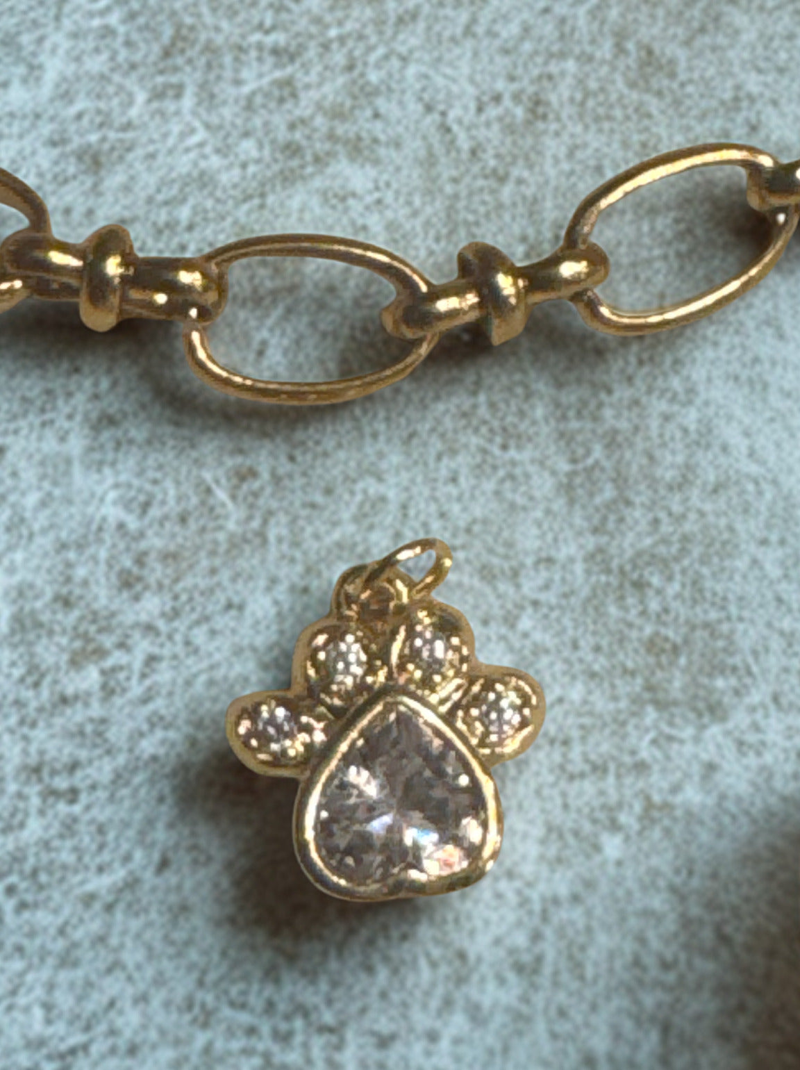 Diamond (CZ) Paw Charm