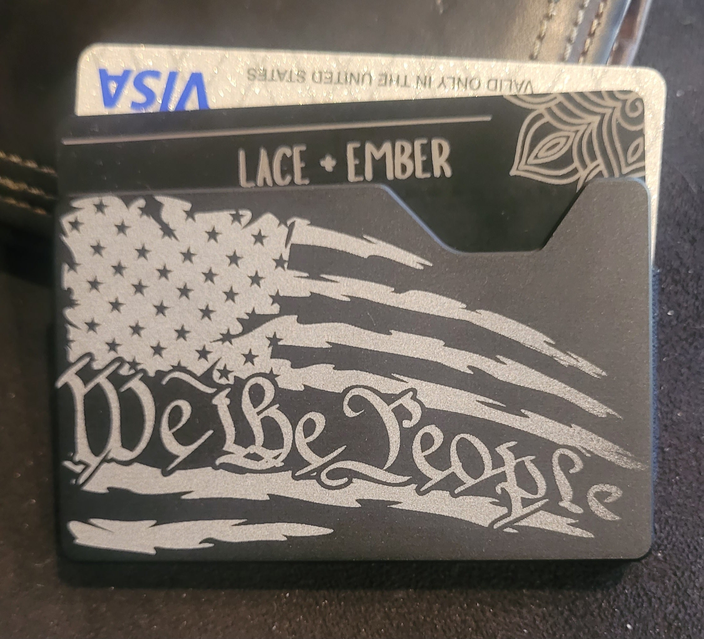 RFID-blocking Metal Wallet - We the People