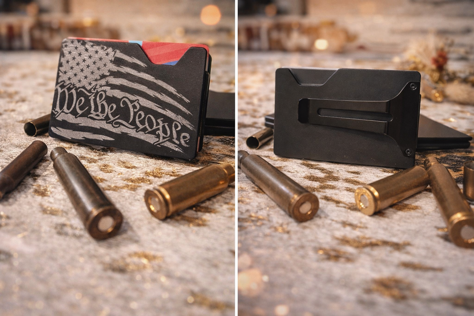 RFID-blocking Metal Wallet - We the People