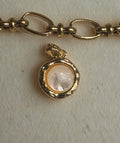 Pearl Gold Ring Charm